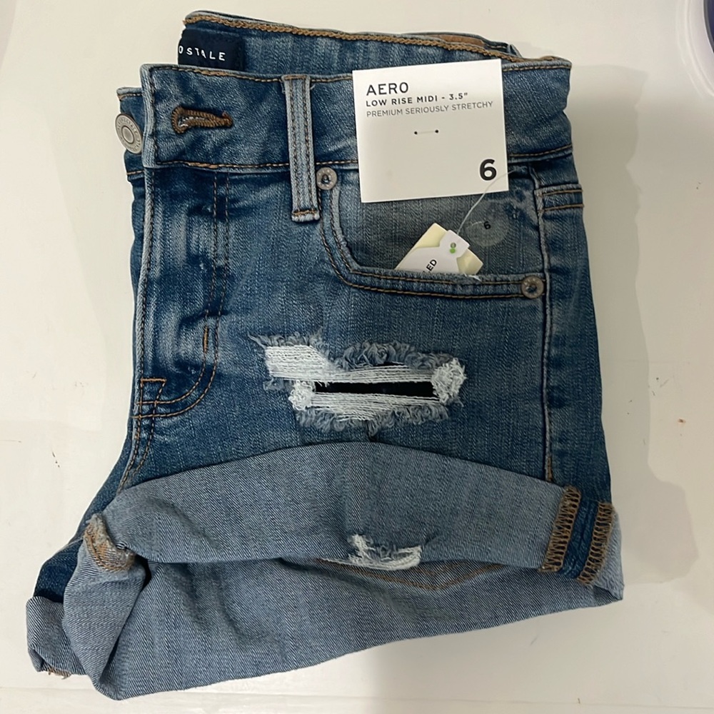 aeropostale denim shorts 🦋